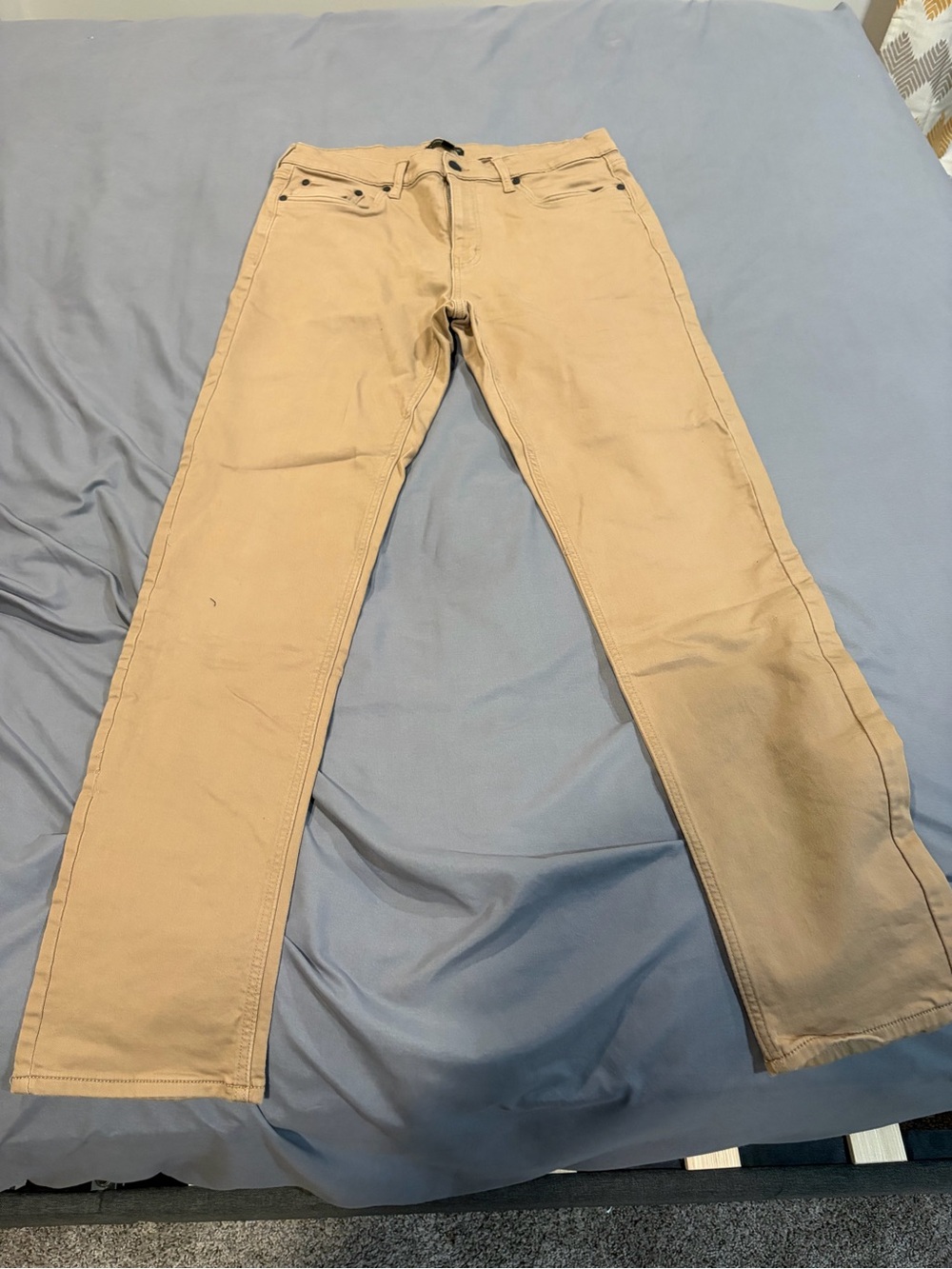 Banana republic Men's Slim Straight Beige Jeans